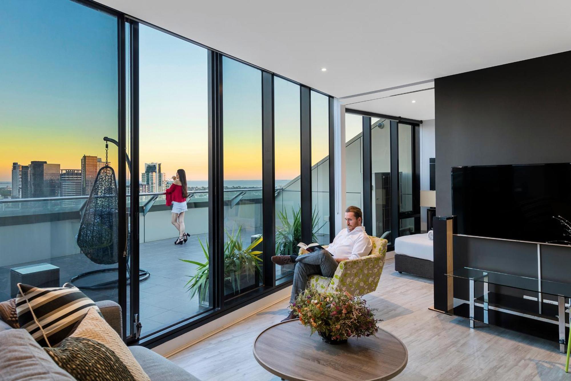 Aura On Flinders Serviced Apartments Melbourne Eksteriør billede